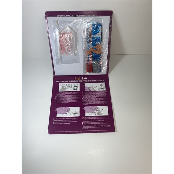 Flamingos Crystal Art Card Kit Craft Buddy New- diamond painting craft - Picture 3 of 6